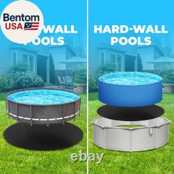 15' round Thicker Heavy Duty Pool Liner Pad for above Ground Pool, Pool Padding
