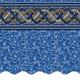 15' x 24' x 54 Oval Unibead 20 Gauge Swimming Pool Liner Choose Pattern