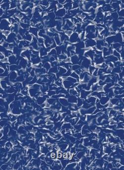 15' x 30' Oval 48/52 Crystal Swirl Overlap Replacement Pool Liner 20 ga