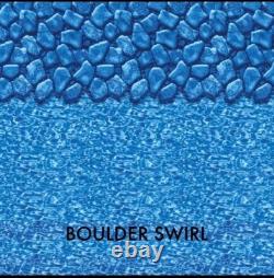 15' x 30' Oval Overlap Above Ground Swimming Pool Liner 48 Wall Height