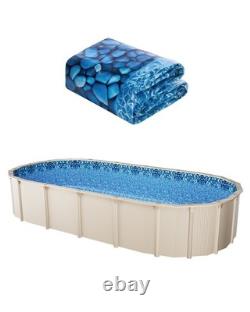 15 x 30 ft Oval Pool Liner, Unibead Above Ground Pool Liners, 52in Wall Height