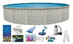 15' x 52 Round Above Ground MEADOWS Swimming Pool with Caribbean Liner & Kit Pack