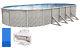 15'x24'x52 Ft Oval MEADOWS Above Ground Swimming Pool with Swirl Bottom Liner Kit