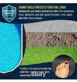 15'x30 Foot Round Heavy Duty Pool Liner Pad for Above Ground Swimming Pools Weed