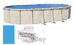 15'x30'x52 Ft Oval Fallston Above Ground Swimming Pool with Liner & Skimmer Kit