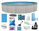 15'x52 Ft Above Ground Round Meadows Swimming Pool with Liner, Step, Filter Kit