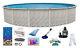 15'x52 Round MEADOWS Above Ground Swimming Pool with Caribbean Liner & Kit Pack
