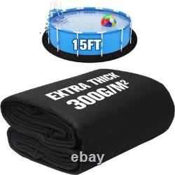15FT Pool Liner Pad 300G/M² Heavy Duty Above Ground