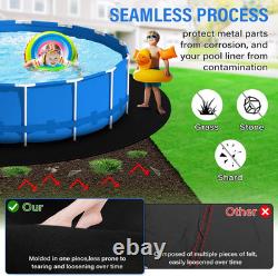 15FT Pool Liner Pad, 350G/M² Thicker Seamless above Ground Pool Liner, Pre-Cut Hea