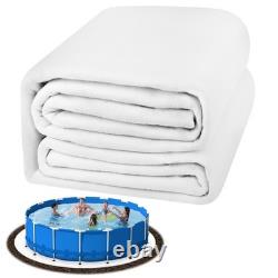 15FT Pool Liner Pad Seamless Above Ground Pre-Cut Heavy Duty Round Geotextile