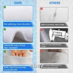 15FT Pool Liner Pad Seamless Above Ground Pre-Cut Heavy Duty Round Geotextile