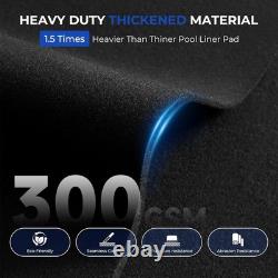 15FT Thickened round Pool Liner Pad for above Ground Swimming Pools, Heavy Duty