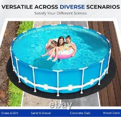 15FT Thickened round Pool Liner Pad for above Ground Swimming Pools, Heavy Duty