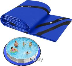 15FT round Pool Liner Pad for above Ground Pools, 165 GSM Thickened Puncture-Res