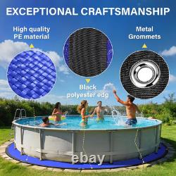 15FT round Pool Liner Pad for above Ground Pools, 165 GSM Thickened Puncture-Res