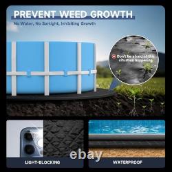15FT round Pool Pads for above Ground Pool, Protects Pool Liner, Heavy Duty Punc