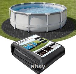 15FT round Pool Pads for above Ground Pool, Protects Pool Liner, Heavy Duty Punc