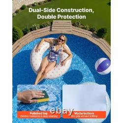 15ft Above Ground Swimming Beaded Pool Liner, Round for 52 Steel Wall