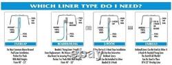 15ft Durable Easy Install Wall Overlap Liner for Round Above Ground Pool Swirl
