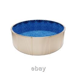 15ft Pool Liner, Round Overlap Swimming Pool Liner for 54 in Wall Height