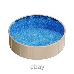 15ft Round Overlap Pool Liner for 54in Wall, Premium Above Ground Swimming Pool