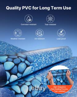 15ft Round Pool Liner Overlap Above Ground, 54 Wall, Premium Vinyl