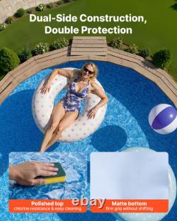 15ft Round Pool Liner Overlap Above Ground, 54 Wall, Premium Vinyl