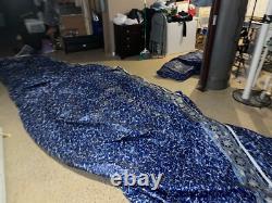 15x25x52 above ground, multi-beaded oval 35 gauge pool liner
