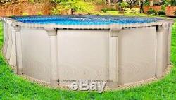 15x30 Oval 54 High Quest Above Ground Swimming Pool with 25 Gauge Liner
