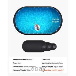 15x30 ft Oval Pool Liner Pad for Above Ground Pools Prevents Punctures Pool Mat