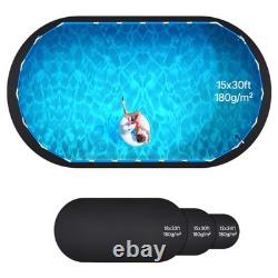 15x30 ft Oval Pool Liner Pad for Above Ground Pools Prevents Punctures Pool Mat