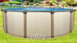 15x54 Melenia Round Above Ground Swimming Pool with 25 Gauge Liner