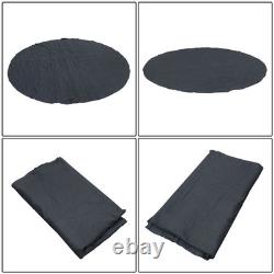 16 FT Round Pool Liner Pad For Above Ground Pools Durable Under Pool Mat Black