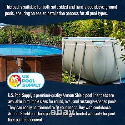 16-Foot x 32-Foot Rectangle Heavy Duty Pool Liner Pad Above Ground Swimming Pool