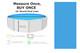 16' Round 25 Gauge Overlap Above Ground Swimming Pool Liner (Choose Pattern)