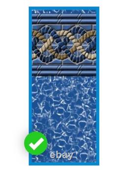 16' x 24' Rectangle 4' Flat Bottom Swimming Pool Liner for use with Kayak Pools