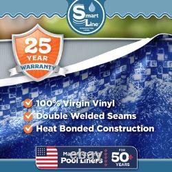 16' x 24' x 54 Oval Overlap 20 Gauge Swimming Pool Liner (Choose Pattern)