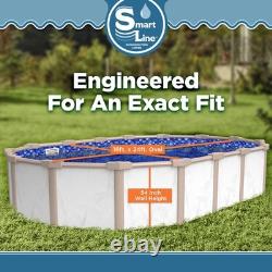 16' x 24' x 54 Oval Overlap 20 Gauge Swimming Pool Liner (Choose Pattern)