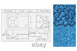 16' x 32' Rectangle 7½' Deep End Swimming Pool Liner for use with Fanta-SeaT Pool