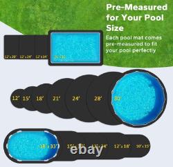 16' x 32' Rectangle Pool Liners for Above Ground Swimming Pools, Durable Geot