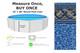 16' x 48 Round Unibead 20 Gauge Swimming Pool Liner (Choose Pattern)