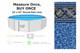 16' x 52 Round Unibead 20 Gauge Swimming Pool Liner (Choose Pattern)