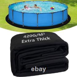 16ft Thick Round Pool Liner Pad for Above Ground Pools Puncture Proof