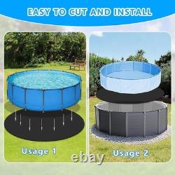 16ft Thick Round Pool Liner Pad for Above Ground Pools Puncture Proof