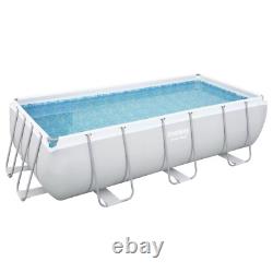 16in1 SWIMMING POOL BESTWAY 412cm x 201cm x 122cm Above Ground Rectangle + PUMP