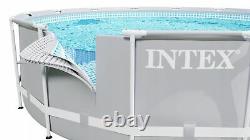 16in1 SWIMMING POOL INTEX 305cm 10ft Garden Round Frame Ground Pool + PUMP SET