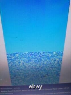 16x40 Blue/swirl bottom Overlap Swimming Pool Liner 48/52 Wall Height 25GA