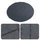 18 FT Aboveground Round Thick Swimming Pool Floor Pad Above Ground Liner Black