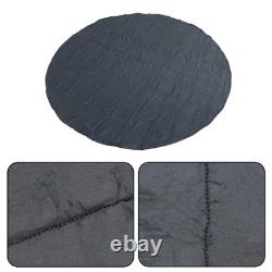 18 FT Aboveground Round Thick Swimming Pool Floor Pad Above Ground Liner Black