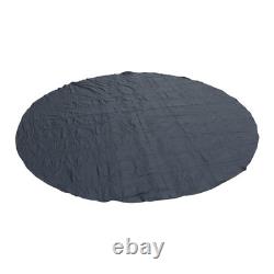 18 FT Aboveground Round Thick Swimming Pool Floor Pad Above Ground Liner Black